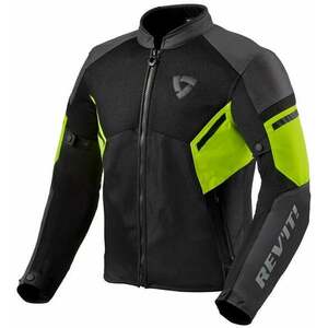 Rev'it! Jacket GT-R Air 3 Black/Neon Yellow 3XL Textilná bunda vyobraziť