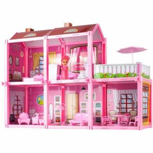 MG Fashion Villa domček pre bábiky, ružový vyobraziť