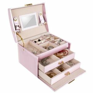 MG Jewelery Box šperkovnica, ružová vyobraziť