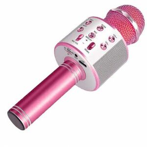 MG Bluetooth Karaoke mikrofón s reproduktorom, ružový (09106833) vyobraziť