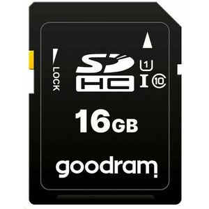 GOODRAM SDHC karta 16GB (R: 100/W: 10 MB/s) UHS-I Class 10 vyobraziť