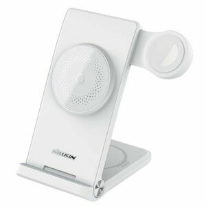 Nillkin PowerTrio 3v1 Bezdrátová Nabíječka MagSafe pro Apple Watch White (MFI) (Pošk. Balení) vyobraziť