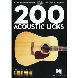 Hal Leonard 200 Acoustic Licks - Guitar Licks Goldmine Noty vyobraziť