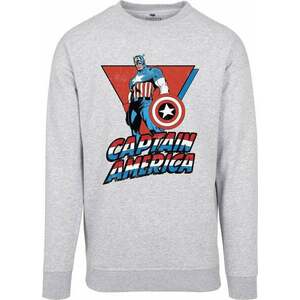 Captain America Tričko Crewneck Grey M vyobraziť