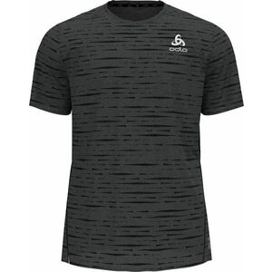 Odlo Zeroweight Engineered Chill-Tec T-Shirt Black Melange XL Bežecké tričko s krátkym rukávom vyobraziť