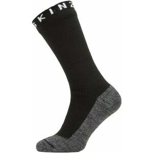 Sealskinz Waterproof Warm Weather Soft Touch Mid Length Sock Black/Grey Marl/White M Cyklo ponožky vyobraziť