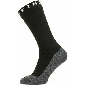 Sealskinz Waterproof Warm Weather Soft Touch Mid Length Sock Black/Grey Marl/White XL Cyklo ponožky vyobraziť