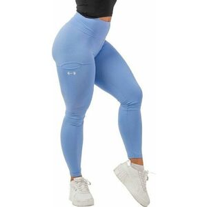 Nebbia Active High-Waist Smart Pocket Leggings Light Blue XS Fitness nohavice vyobraziť
