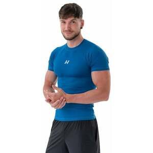 Nebbia Functional Slim-fit T-shirt Blue XL Fitness tričko vyobraziť