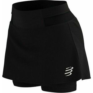 Compressport Performance Skirt W Black L Bežecké kraťasy vyobraziť