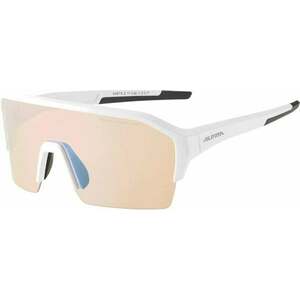 Alpina Ram HR Q-Lite V White Matt/Blue Cyklistické okuliare vyobraziť