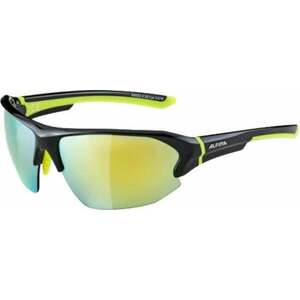 Alpina Lyron HR Black/Neon Yellow Gloss/Yellow Športové okuliare vyobraziť