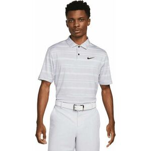 Nike Dri-Fit Tour Mens Striped Golf Polo Oxygen Purple/Football Grey/Black S Polo košeľa vyobraziť