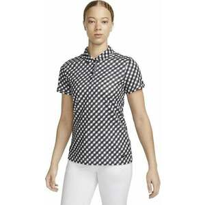 Nike Dri-Fit Victory Womens Short-Sleeve Printed Golf Polo Polo Black/Black XL vyobraziť