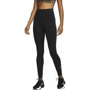 Nike Dri-Fit One Womens High-Rise Leggings Black/White M Fitness nohavice vyobraziť
