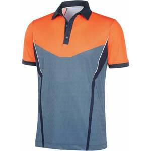 Galvin Green Mateus Mens Polo Shirt Orange/Navy/White L Polo košeľa vyobraziť
