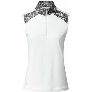 Daily Sports Imola Sleeveless Half Neck Polo Shirt White XS Polo košeľa vyobraziť