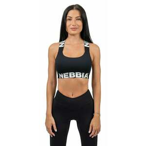 Nebbia Medium-Support Criss Cross Sports Bra Iconic Black M Fitness bielizeň vyobraziť