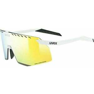 UVEX Pace Stage CV White Mat/Mirror Yellow Cyklistické okuliare vyobraziť