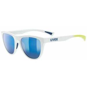 UVEX ESNLT Spirit White Mat/Mirror Blue Cyklistické okuliare vyobraziť