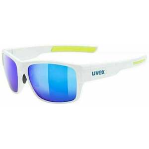 UVEX ESNLT Spirit Urban White Mat/Mirror Blue Cyklistické okuliare vyobraziť