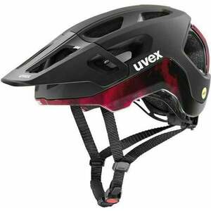 UVEX React Mips Black/Ruby Red Matt 52-56 Prilba na bicykel vyobraziť