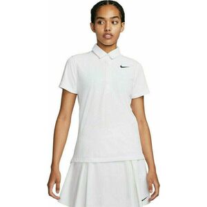 Nike Dri-Fit ADV Tour Womens Polo White/Black S Polo košeľa vyobraziť
