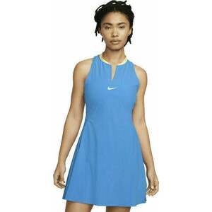 Nike Dri-Fit Advantage Womens Tennis Dress Light Photo Blue/White XS Tenisové šaty vyobraziť