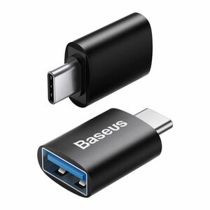 Baseus Ingenuity Mini OTG adaptér USB-C / USB 3.1, čierny (ZJJQ000001) vyobraziť