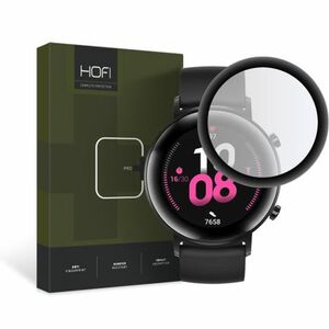 HOFI Hybrid ochranné sklo na Huawei Watch GT 2 42mm, čierne vyobraziť