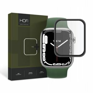 HOFI Hybrid ochranné sklo na Apple Watch 7 / 8 / 9 (41mm), čierne vyobraziť