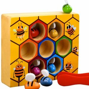 MG Honeycomb drevená vkladačka, včielky vyobraziť