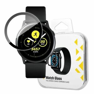 MG Watch Glass Hybrid ochranné sklo na Samsung Galaxy Watch Active, čierne vyobraziť