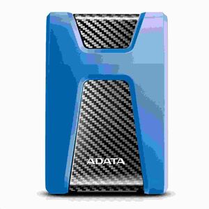 ADATA Externý HDD 1TB 2, 5" USB 3.1 DashDrive Durable HD650, modrý (gumový, nárazu odolný) vyobraziť
