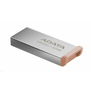 ADATA Flash Disk 128GB UR350, USB 3.2 Dash Drive, kov hnedá vyobraziť