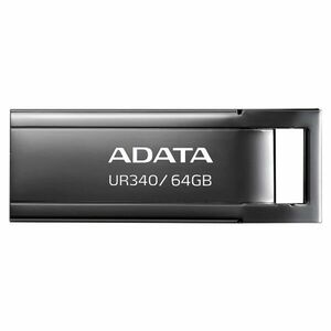 ADATA Flash Disk 64GB UR340, USB 3.2 Dash Drive, kov lesklá čierna vyobraziť