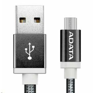 ADATA Micro USB kábel - USB A 2.0, 100cm, čierny vyobraziť