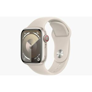 Apple Watch S9 Cell/45mm/Starlight/Sport Band/Starlight/-S/M vyobraziť
