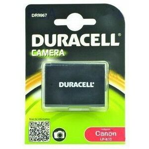 DURACELL Batéria - DR9967 pre Canon LP-E10, čierna/biela, 1020 mAh, 7.4 V vyobraziť