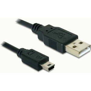 Delock kábel USB 2.0 A-samec > USB mini-B 5-pin samec, 0, 7 metra vyobraziť