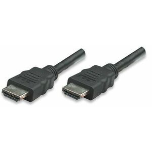 MANHATTAN kábel HDMI s Ethernetom, tienený, 1m, Black vyobraziť