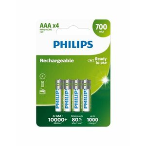 Philips dobíjacia batéria AAA 700mAh, NiMH - 4ks vyobraziť