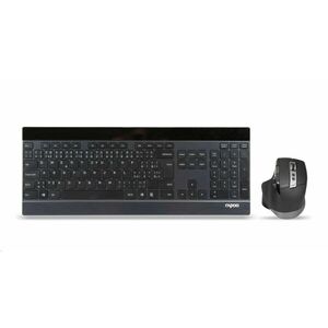 RAPOO set klávesnica a myš 9900M multi-mode bezdrôtový ultra-slim CZ/SK, čierna vyobraziť