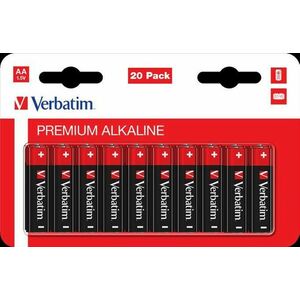 VERBATIM Alkalická Batéria AA 20 Pack / LR6 vyobraziť