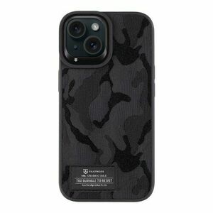 Tactical Camo Troop Kryt pro Apple iPhone 15 Black vyobraziť