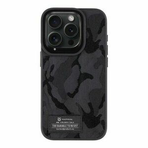 Tactical Camo Troop Kryt pro Apple iPhone 15 Pro Black vyobraziť