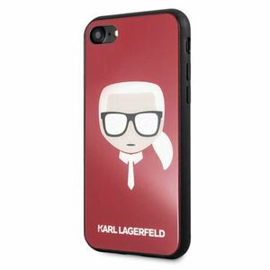 Karl Lagerfeld case for iPhone 7 / 8 KLHCI8DLHRE red hard case Iconic Iconic Glitter Karl's Head vyobraziť