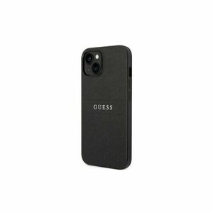 Guess case for iPhone 14 Plus 6, 7" GUHCP14MPSASBBK black PU Leather case Saffiano with Metal L vyobraziť