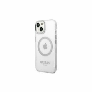 Guess case for iPhone 14 Pro Max 6, 7" GUHMP14XHTRMS silver HC Magsafe Metal Outline vyobraziť