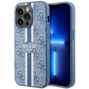 Guess case for iPhone 14 Pro Max 6, 7" GUHMP14XP4RPSB blue hardcase Magsafe 4G Printed Stripes vyobraziť